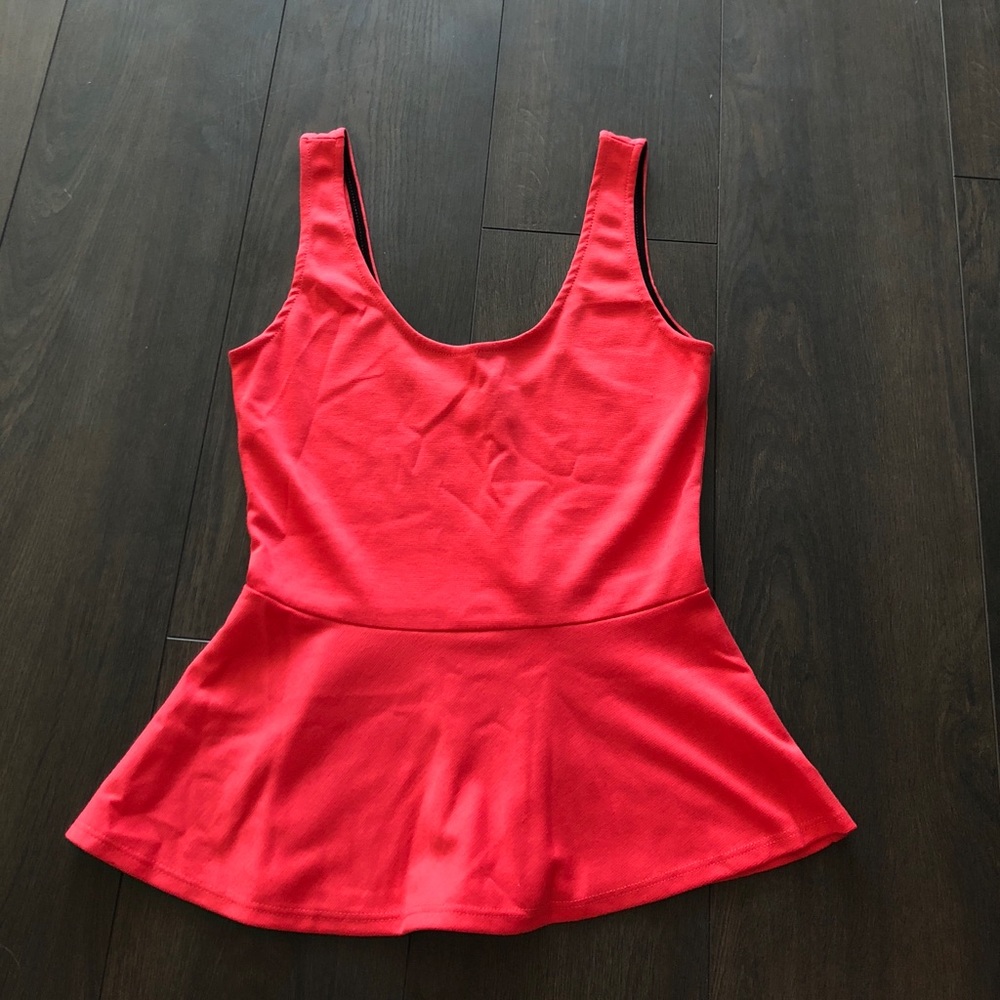 AKIRA Peplum Tank Top